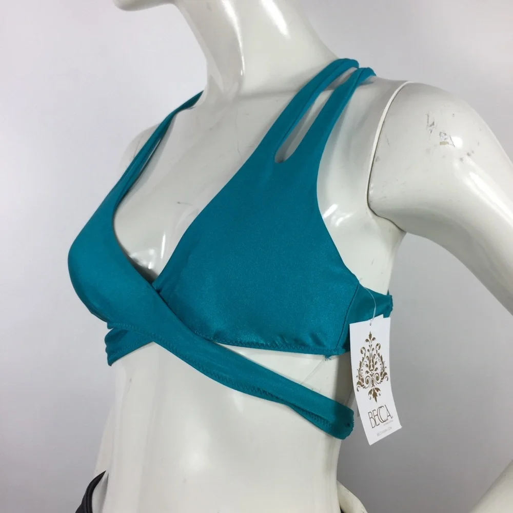 Becca Strappy Lace Up Back Bikini Top - Picture 12 of 15